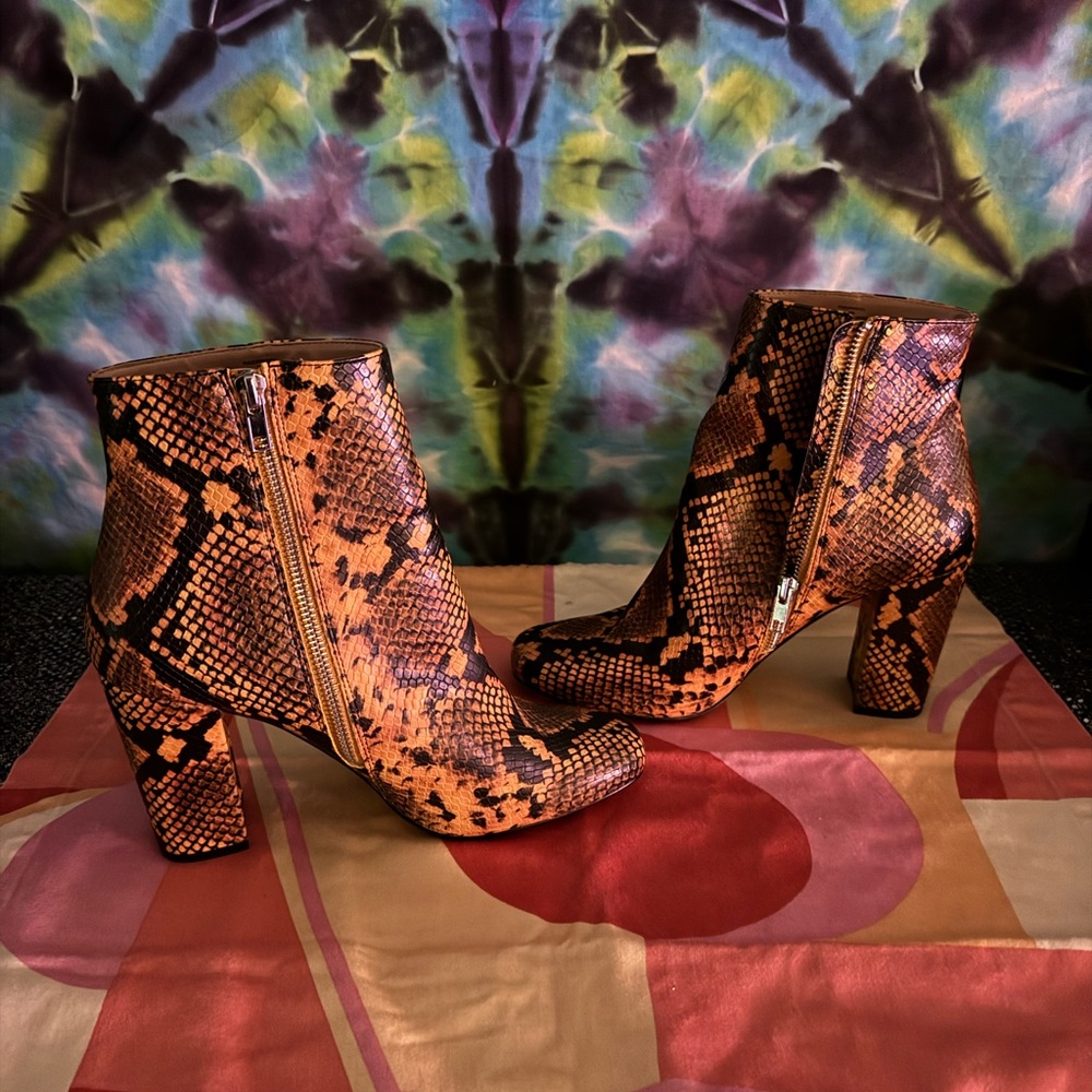 Steve Madden snake bootie